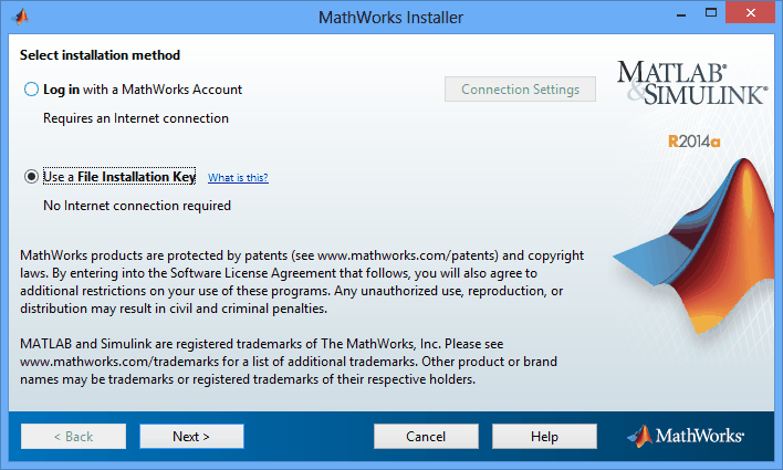 file installation key matlab r2014a crack